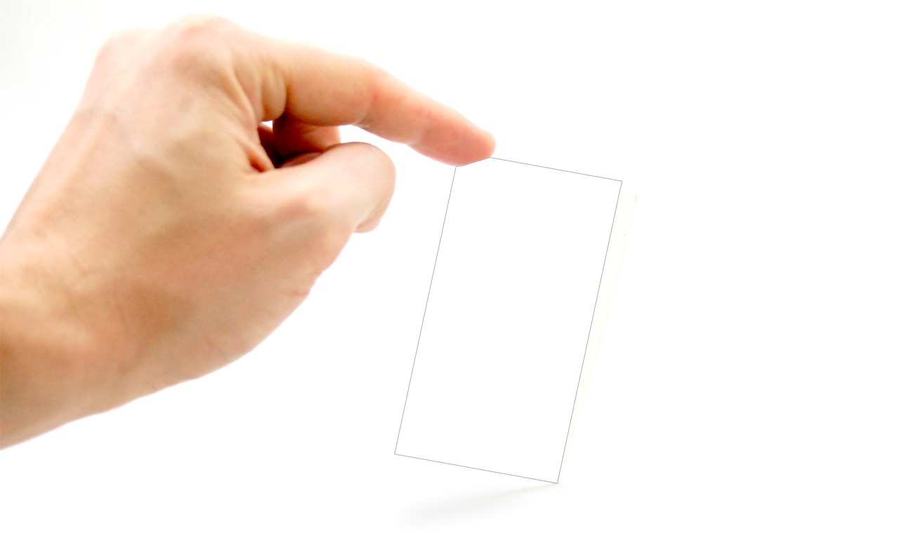 Business card, business, hand — Avoid making these simple mistakes to keep your visitors engaged