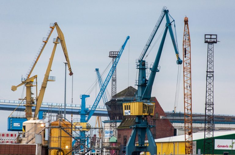 Cranes, industry, crane system — How To Use AI to Increase Sales