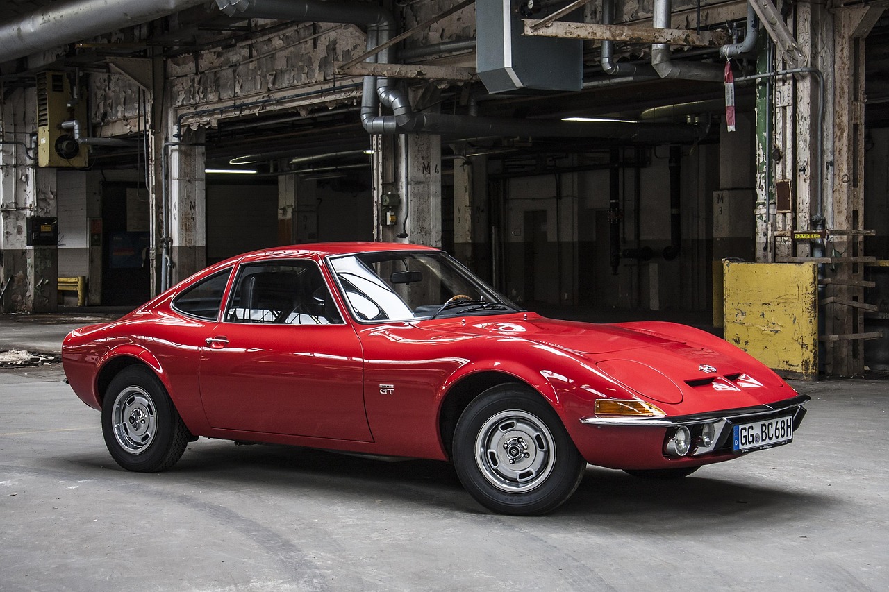 Opel, gt, antique car — Material Handling Industry History