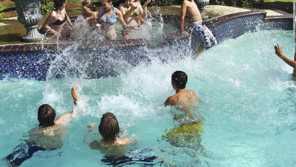 What is the reason behind of people drowning in the swimming pool?