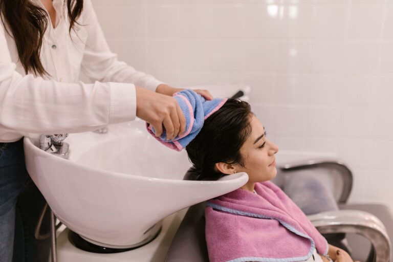 Japanese hair washing